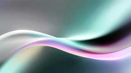 Obraz premium Elegant pastel gradient wave animation, abstract modern motion graphics background, fluid minimal design, perfect for branding, logo reveal, video intros, or presentations