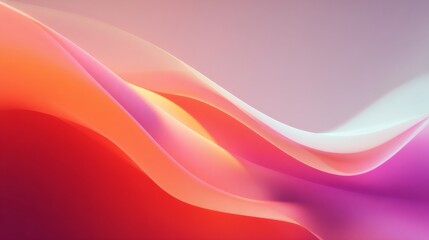 Minimal abstract motion graphics with smooth gradient waves in soft pastel tones, modern clean intro animation, stylish background for logo reveal or opener design