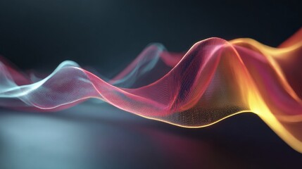 Minimal abstract motion graphics with smooth gradient waves in soft pastel tones, modern clean intro animation, stylish background for logo reveal or opener design