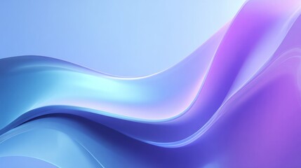 Obraz premium Minimal abstract motion graphics with smooth gradient waves in soft pastel tones, modern clean intro animation, stylish background for logo reveal or opener design