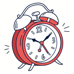 alarm clock vector illustration
