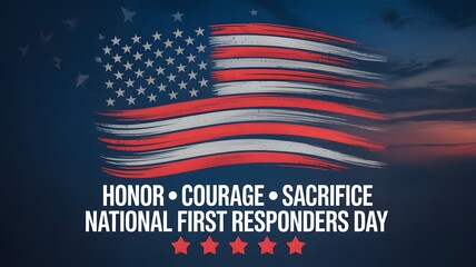 Patriotic Tribute for National First Responders Day – Appreciating Lifesaving Heroes, Courageous Acts, and Their Sacrifices for American Communities