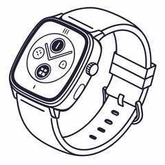 vector illustration of a phone