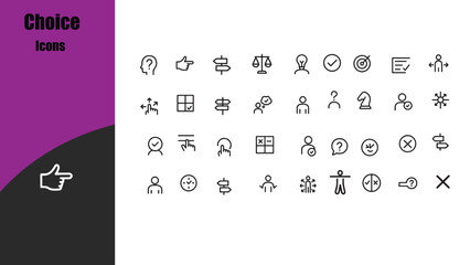 Choice Icons set