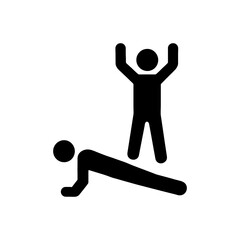 Partner Workout Exercise Icon