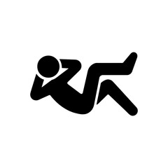 Bicycle Crunches Abs Icon