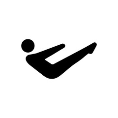 Boat Pose Core Icon