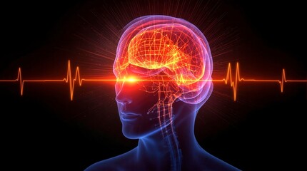 x-default Human Brain with Heartbeat and Neural Network