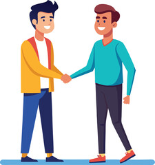Business people shaking hands
