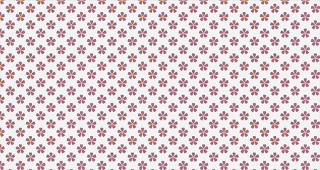 Elegant Floral Pattern with Delicate Flowers and Leaves