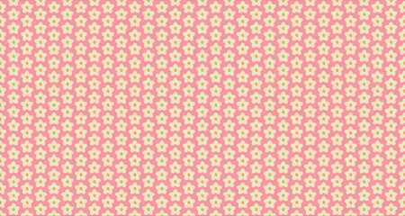 Elegant Floral Pattern with Delicate Flowers and Leaves