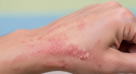 eczema on hand