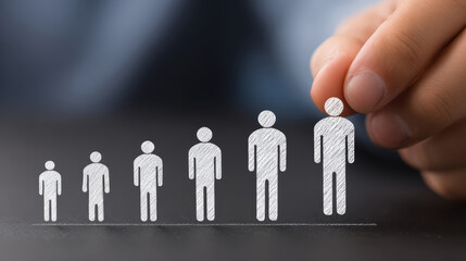 Personal growth strategies for business success coaching session office environment close-up viewpoint