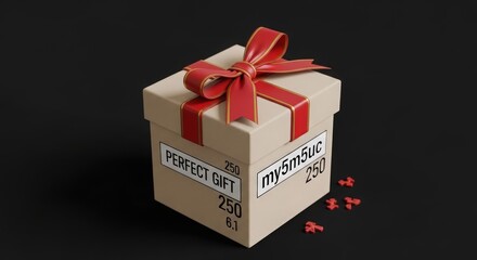  Christmas gifts, New Year presents, gift boxes with ribbons