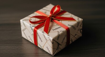  Christmas gifts, New Year presents, gift boxes with ribbons