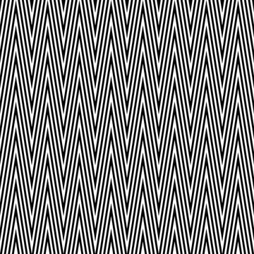 Zigzag lines. Jagged stripes. Seamless surface pattern design with sharp waves ornament. Repeated chevrons wallpaper. Digital paper for page fills, web designing, textile print. Vector illustration.
