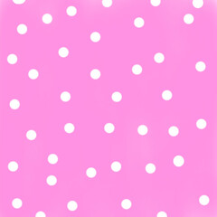 pink polka dots