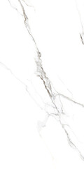 White marble surface with fine grey veining, natural polished stone texture for luxury flooring, countertops, bathroom walls, kitchen interiors, and design