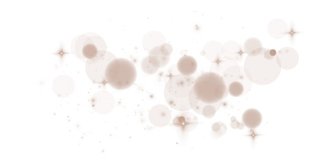 Chocolate Brown Transparent Bokeh Light Background with Soft Blur and Holiday Sparkle for Elegant Abstract Design