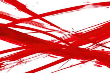 Abstract red lines intersecting on a black background