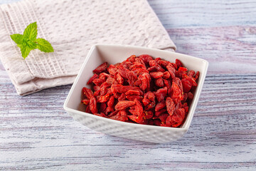 Dry Goji berries sntioxidant pile
