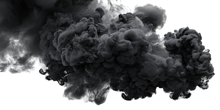 Dark, swirling ink clouds