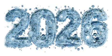 Watery 2026 numerals