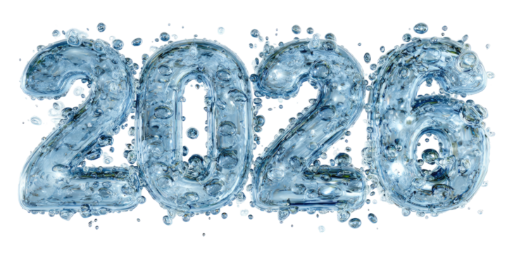 Watery 2026 numerals