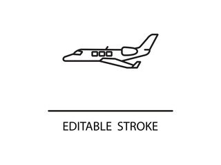 Sleek private jet soaring through the sky, symbolizing luxury travel and business aviation.
