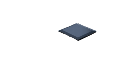 Gray square object, 3D-style