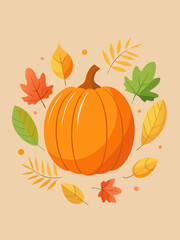 Thanksgiving background for poster, cover, card template for advertising, sales, web, and social media print. 