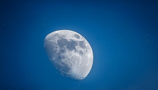 mooon full size close up with surcle