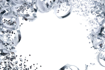 Abstract frosty frame