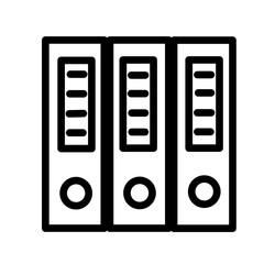 Desktop Computer Line Icon