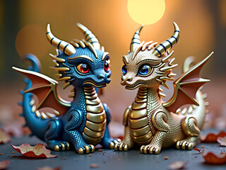 chinese dragon statue