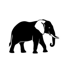 Majestic Elephant Silhouette: A Powerful Symbol of Strength and Wisdom