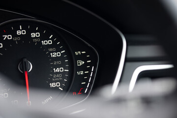 speedometer odometer car interior lights fuel gauge 