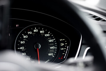 speedometer odometer car interior lights fuel gauge 