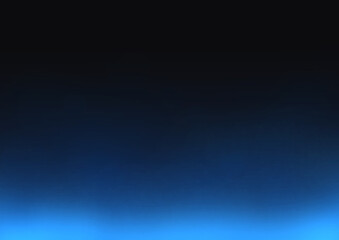 Minimalist abstract background featuring a smooth dark gradient transitioning from deep black to a vibrant glowing blue