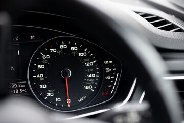 speedometer odometer car interior lights fuel gauge 