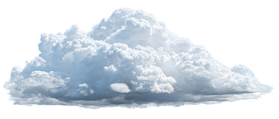 A large cumulus cloud against a dark background