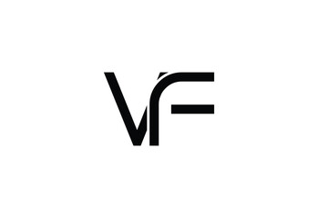 VF Minimalist and Clean Logo Design for Modern Brands.