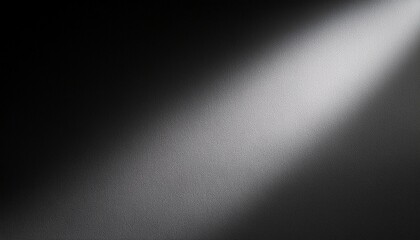 high contrast abstract gradient background with spotlight effect from upper left corner on dark surface dramatic black and light gray tones with deep shadows and bright highlights creating a moody a