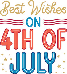 Best Wishes on 4th of July Celebration