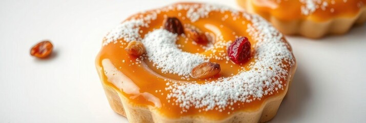Golden Kulas Dessert with Dried Fruit