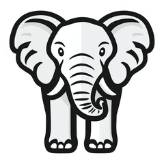 vector illustration of an elephant