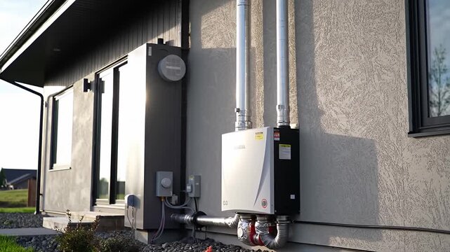 Modern Residential Building Outdoor Utility Systems for Efficiency