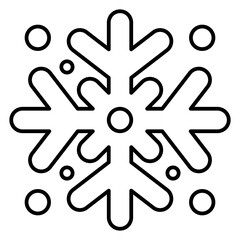 Obraz premium Snowflake Icon