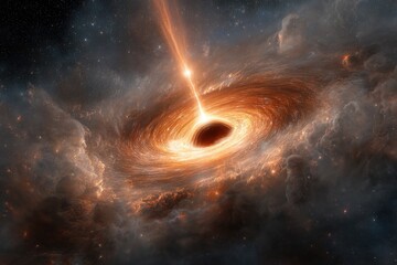 Cosmic vortex of a black hole (3)