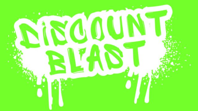 Discount Blast promotional business Video in mp4 format